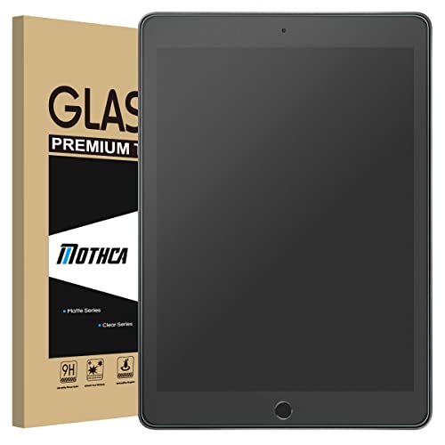 Mothca Matte Glass Screen Protector for iPad 9.7 Inch(2018/2017 Model, 6th/5th Generation) iPad Pro 9.7, iPad Air1/Air2 [NOT Privacy] Anti-Glare & Anti-Fingerprint Tempered Glass Film, Smooth as Silk