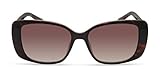 GUESS Women's Rectangular Sunglasses, Dark Havana, 53mm