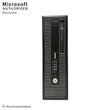 HP Elite 800G1 Desktop Computer Package - Intel Quad Core i5 3.3GHz, 16GB RAM, 240GB SSD 2TB HDD, Windows 10 Pro, Dual 19 inch Monitors, Keyboard, Mouse (Renewed)