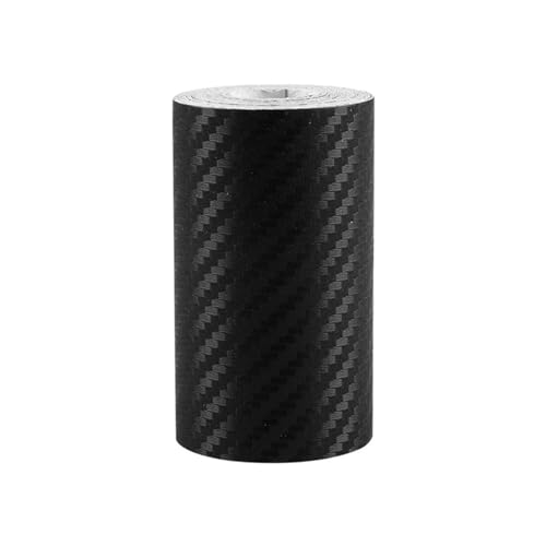 LeosHi 3D Nano Carbon Fiber Car Tape Black Car Door Edge Guards Side Mirror Anti-Scratch Collision Strip Waterproof Protector Film Tape(Color:10cm,Size:5M)