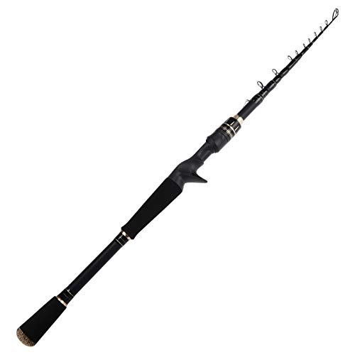 KastKing Blackhawk II Telescopic Fishing Rods, Casting 7ft 1in-Fast-MH Power