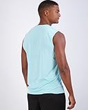 Real Essentials Men's Dry Fit Jersey Sleeveless Tank Top Muscle Yoga Active Men Basketball Beach Gym Workout Running Fitness Athletic Gym Bodybuilding Undershirt Tee T-Shirt, Set 12, XL, Pack of 5