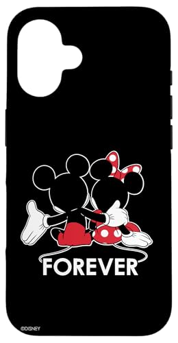 iPhone 16 Disney Mickey and Minnie Mouse Silhouettes Forever Case