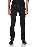 Naked & Famous Denim Men's Super Guy Slim Fit Jeans in Black Cobra Stretch Selvedge, 33