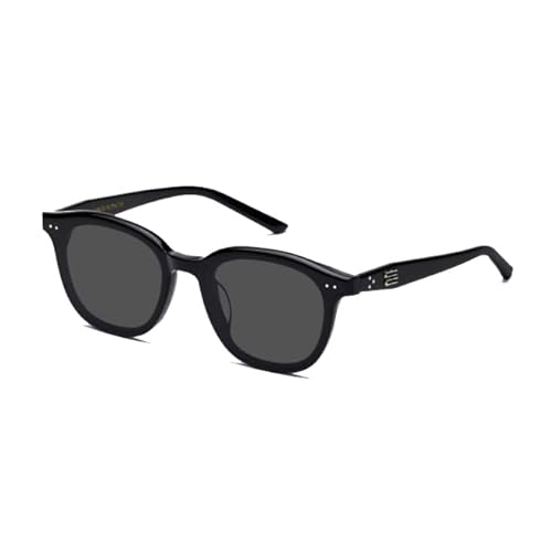 OpibdiqO Korea GM nd Vintage Style GENTLE Jude sunglasses For small face Women Men (black)