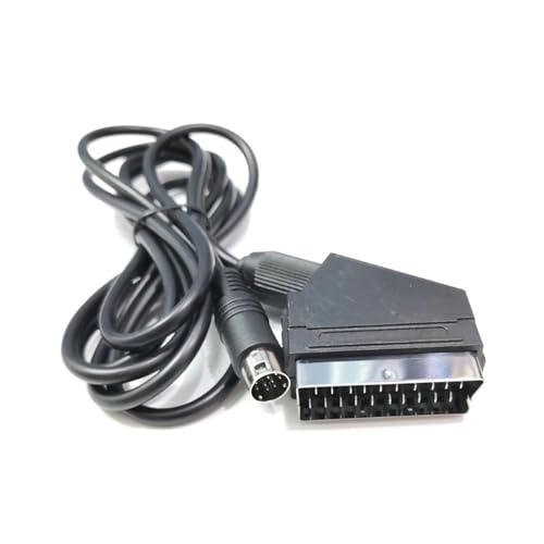 ACGTUY RGB Scart Lead Cable Compatible with The Mega Drive 2 -Genesis 2 Megadrive 2 MD2 RGB AV Scart Cable 1.8m Drop Ship