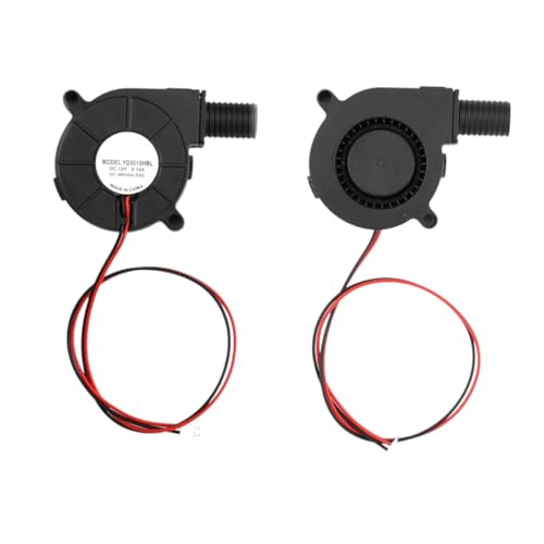 Dc 12V Radial Turbo Blower 5Cm 5015 Brushless Dc Cooling Fan Radiator for 3D Printers Humidifiers and Small Appliances