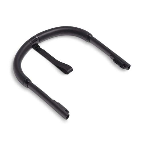 Stokke YOYO Handlebar, Black - Ultra Tear-Resistant, Faux Leather Coating - Includes Tether Strap - Compatible with YOYO3, YOYO2 & YOYO+ Strollers