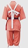 YTONCMON Girls Red Kimono ogino chihiro Shorts Cosplay Costume (Female- Small)