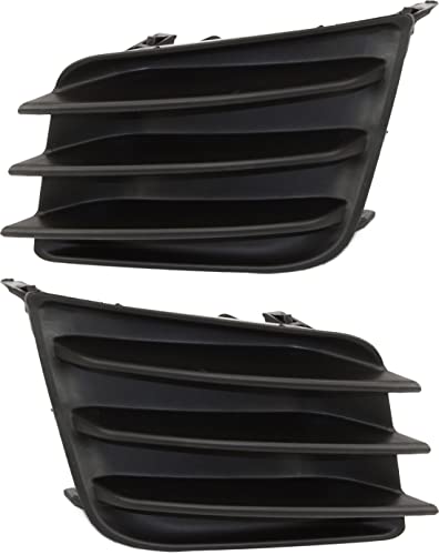 Garage-Pro Fog Light Cover SET Compatible with Scion tC 2011-2013 Front, Driver and Passenger Side, Textured Black