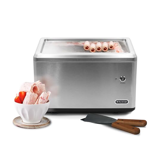 Whynter ICR-300SS 0.5-Quart Stainless Steel Rolled Ice Cream Maker With Compressor
