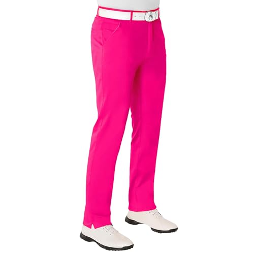 Royal & Awesome Pink Golf Pants Men, Crazy Golf Pants for Men, Chino Pants for Men, Mens Pants Slim Fit, Men Pants Casual, Pink Pants Men