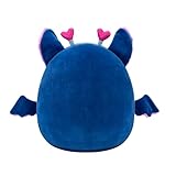 Squishmallows Original 14in Milan The Navy Blue Fruit Bat with Heart Headband – Official Jazwares Plush (Large)