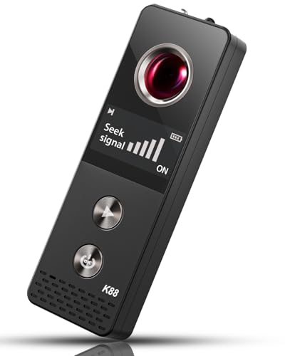 HUYNL Hidden Camera Detector & Bug Detector - Hidden Devices Detector for Hidden Camera, GPS Tracker, Listening Device & Bug, Privacy Protection Tool for Hotel, Office, Airbnb, Bathroom (Medium)