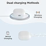 Wireless Air pods Pro Charging Case Replacement Compatible with Air Pod Pro 1st and 2nd Generation Charging Cases, Built-in 660 mAh Battery with Bluetooth Pairing Sync Button, No Earbuds