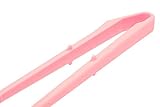 Seki Japan Chip Tong, 5.5 inch Mini Snack Food Tong Pink Plastic Body Serrated Tips with Case for Potato Chip Sweets Cookie Nuts Popcorn