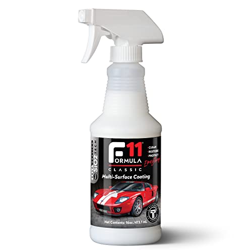 TopCoat F11 Polish & Sealer for Cars, Motorcycles, RVs and More – Water-Based Alternative to Ceramic Car Wax - 16 oz F11 Top Coat Spray Bottle