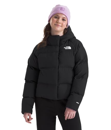 THE NORTH FACE Girls' North Down Hooded Jacket, TNF Black, X-Small