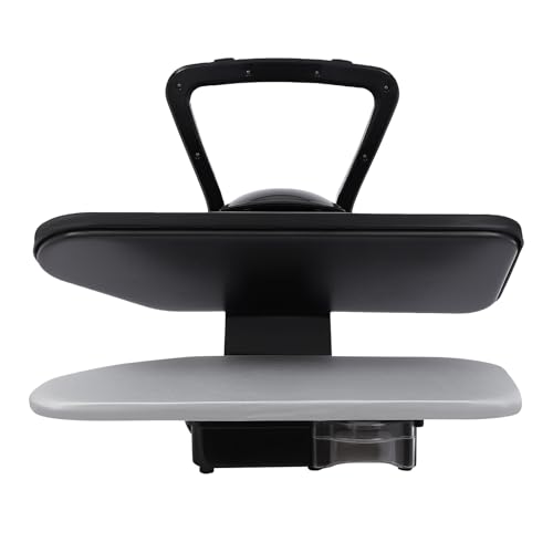 Intelligent Steam Press, 1600W Professional Commercial Iron Press Machine Steam Iron Press with 5 Fabric Functions and Digital Touch Screen (Black)