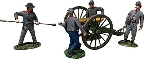 W. Britain American Civil War 31395 Confederate Artillery 12 Pound Napoleon Cannon & Crew