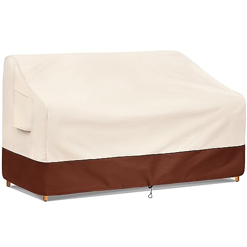Bestalent Outdoor Furniture Sofa Covers Waterproof,3-Seater Patio Sofa Covers Fits up to 85W x 37D x 35H inches