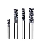 Milling Cutter HRC50 end milling Alloy Tungsten Steel CNC Machining Grade milling Machine Steel Woodworking Tools(12.0mmX75L)