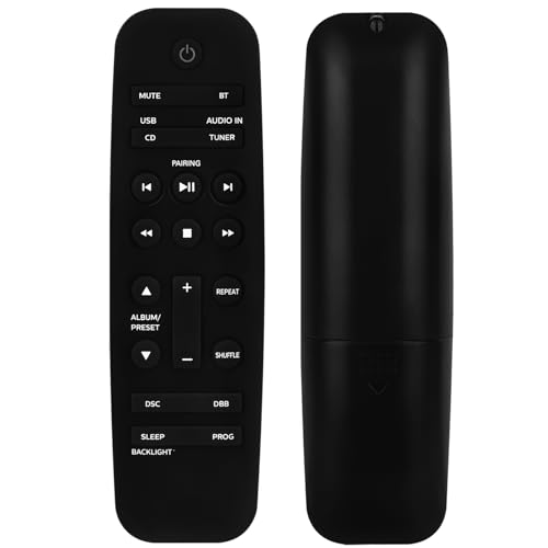 Replacement Remote Control Fit for Philips AZ700T CD Player USB FM Radio Boombox Portable Stereo System