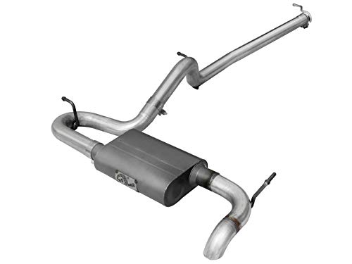 aFe (49-08043) Scorpion 2-1/2" Aluminized Hi-Tuck Cat-Back Exhaust System for Jeep Wrangler JK V6-3.8/3.6L Engine