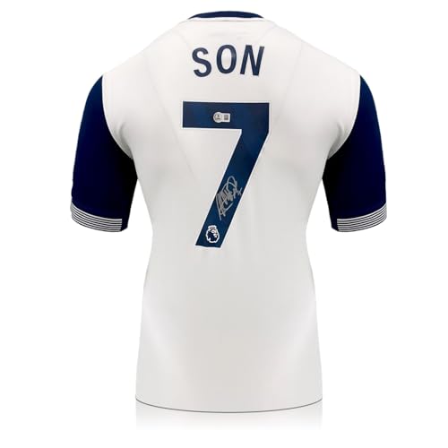Exclusive Memorabilia Son Heung-min Signed Spurs 2024-25 Soccer Jersey