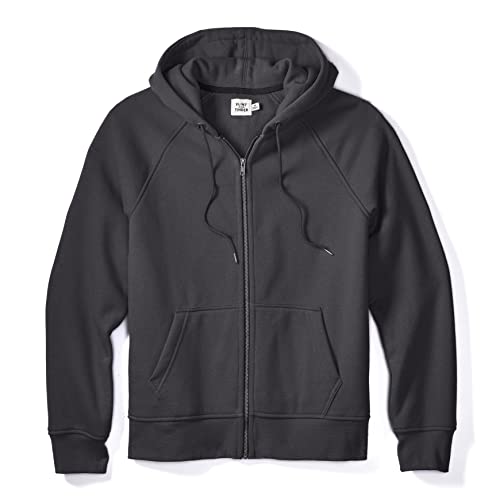 Huckberry Flint and Tinder Men's 10-Year Full Zip Hoodie, American-Made, Black, Size XS