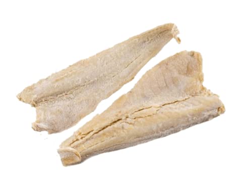 Salted Cod Bacalao - Baccala 5 pounds Premium Filet - Dried Salt Cod Without Bone or Skin