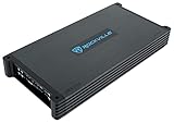 Rockville DBM50 4000W Peak / 980W RMS 5-Channel Marine Amplifier, IPX6, Includes Remote, Adjustable Crossover, PA Mic - Perfect for Boats and Marine Audio Systems