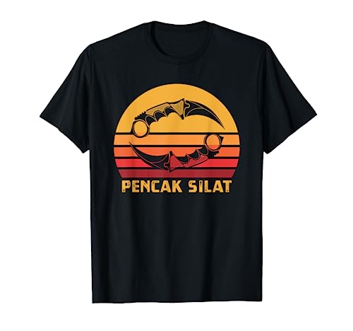 Retro Pencak Silat Vintage Karambit Fighting Martial Arts T-Shirt