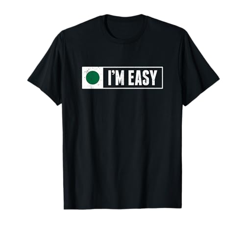 Funny I'm Easy Snowboard Ski Mountain Sign Retro Vintage T-Shirt