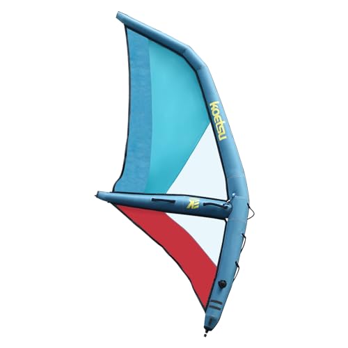 Professional Inflatable Windsurf SUP Sail Inflatable Paddle Board Windsurfing 360° Rotatable Base, Visualization Window, Inflatable Pump, Blue