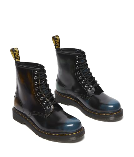 Dr. Martens Men's 1460 Brush Off Leather Boots Fashion, Black, 12