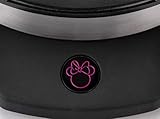 Disney Minnie Mouse Waffle Maker by Select Brands - Premium Minnie Mouse Kitchen Accessory - Kitchen Appliance for Disney Lovers - 7" Waffles, Pink