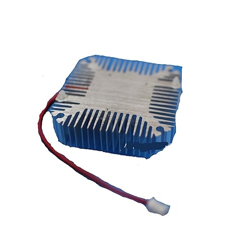 5pcs 5W 10W High Power LED Heat Sink with Fan Aluminum Cooling for 5W/10W Led 12V
