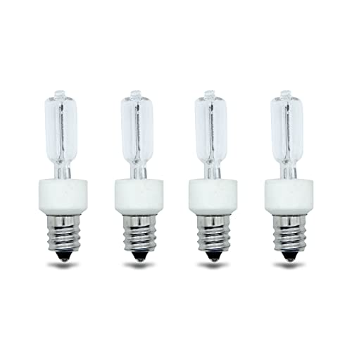 Replacement for Bulbrite KX-2000 KX60CL/E12 60W Xenon E12 Krypton Light Bulb T3 E12 Candelabra Screw Base - Dimmable Xenon/Krypton Bulb Clear - 4 Pack