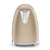 Smeg Electric Kettle Matte Champagne & 2-Slice Toaster Matte Champagne