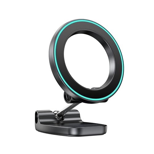 CARMOUNT F4 Adjustable MagSafe Car Mount | Magnetic Dashboard Phone Holder, Strong Hold, 360° Rotation & Tilt, Compatible with iPhones & All Smartphones