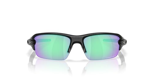 Oakley OO9511 Flak 2.0 S Polarized Rectangular Sunglasses, Polished Black/Prizm Golf, 59 mm