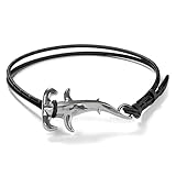 FlexTech Shark Tracking Rope Bracelet - Supports OCEARCH Ocean Conservancy - One Size Fits All - Waterproof, Sweatproof, Sunproof