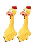 LONG RIVER Horse Toys, Rubber Chicken Squeaky Toys Play Reduce Separation Anxiety Fetch,Horse Play Ball Soccer Ball.for Medium or Large Pet Breeds Dog