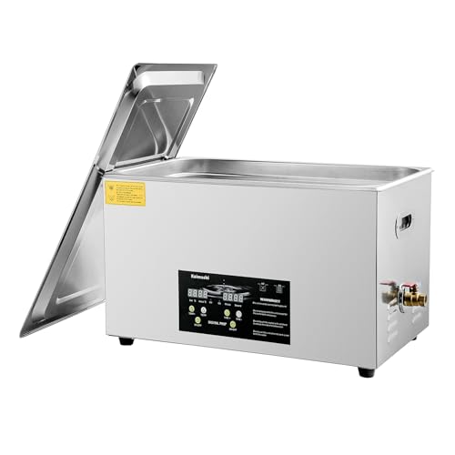 Kaimashi 30L Ultrasonic Cleaning Machine with Digital Timer & Heater, Stainless Steel Sonic Parts Cleaner for Carburetor, Auto Tools Cleaning.