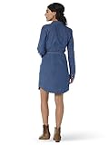 Wrangler Women's Retro Long Sleeve Western Snap Dress, Mid Denim, XX-Large