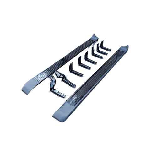 Compatible for Toyota Land Cruiser LC200 V8 200 2008-2021 Running Board Side Step Bar Pedals Nerf Bars Auto Accessories(Black)