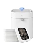 IntreLife Automatic Bathroom Trash Can with with 12+1 Refill Rings(Supports Approximately 325 uses)