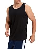 OYGSieg 6 Pack Men's Quick Dry Workout Tank Tops Breathable Gym Sleeveless Muscle Shirts for Active Men SetA S