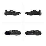 SHIMANO SH-RC502 Lightweight Men's Road Cycling Shoe Packed with Pro Features, Black, 9.5-10